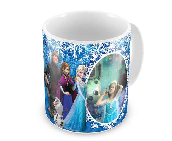 Canecas Frozen QQ tema Fazemos