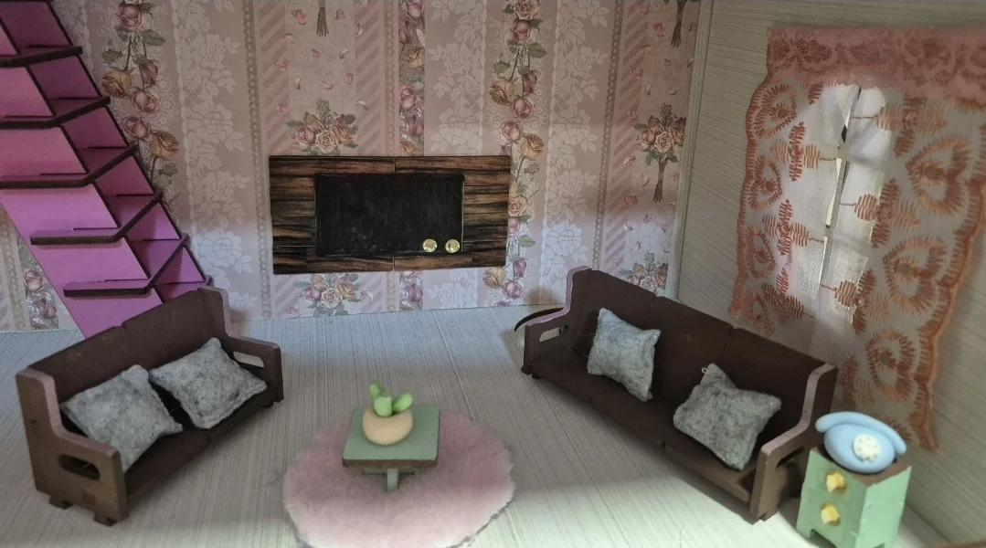 Casa casinha de boneca completa - Imagem 4