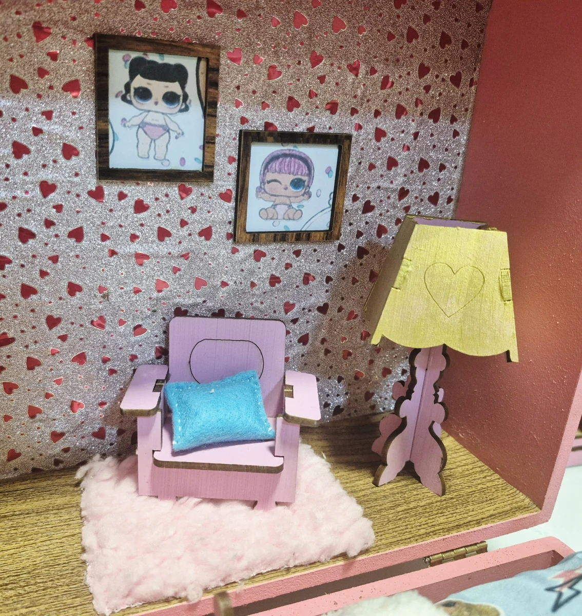 Casa casinha de boneca maleta lol - Imagem 4