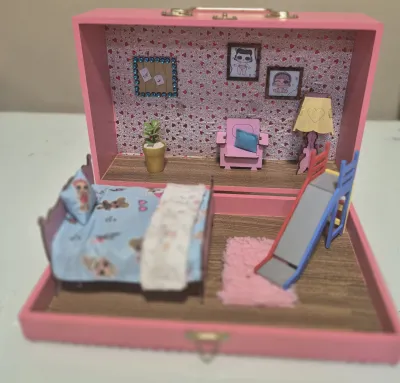 Casa casinha de boneca maleta lol