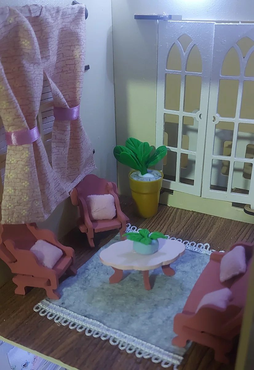 Casa casinha de bonecas castelinho completa - Imagem 5