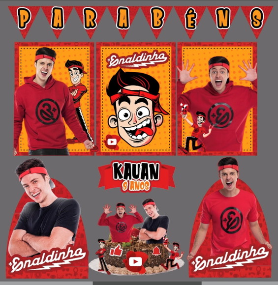 Kit Festa Só Um Bolinho Enaldinho