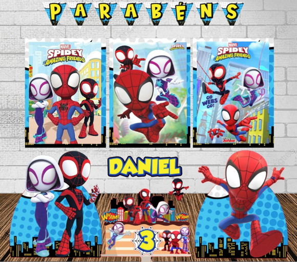 Kit Festa Só Um Bolinho Homem Aranha (spidey)