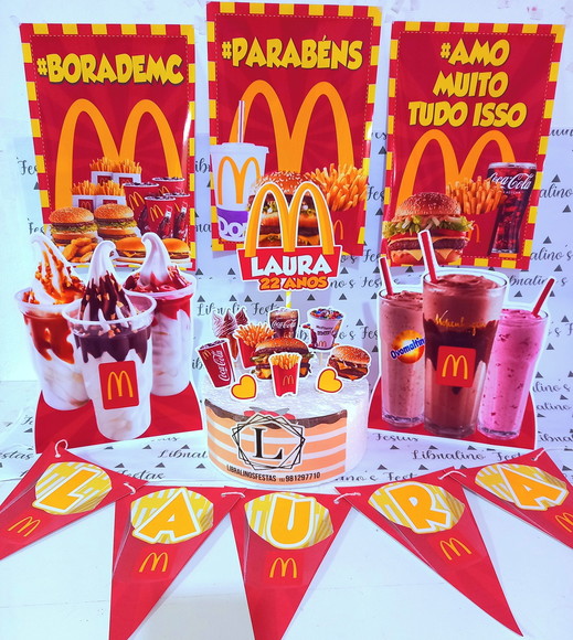 Kit Festa Só Um Bolinho Macdonalds