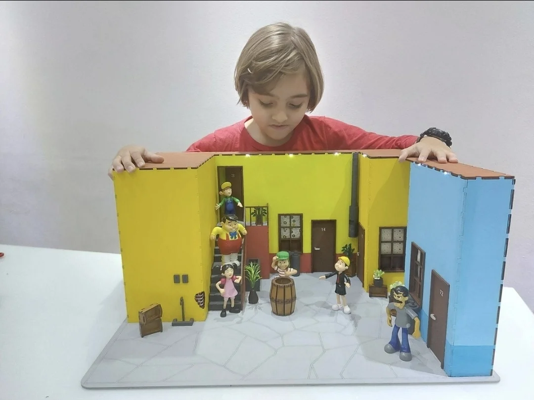 Vila do chaves com 5 personagens e iluminação - Imagem 5