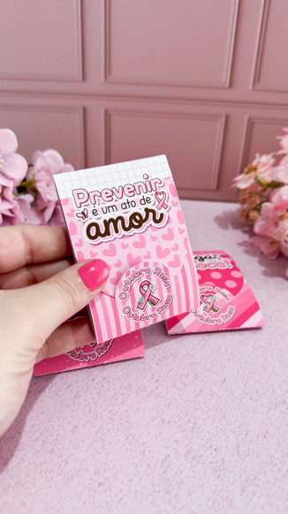 Envelope para Escalda Pês Outubro Rosa