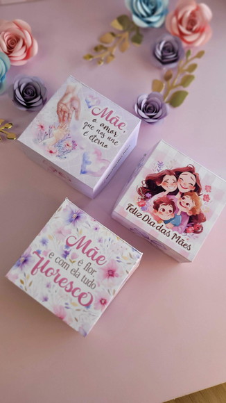 Caixa Versátil Floral Día das Mães