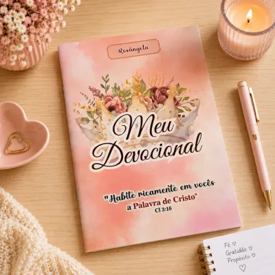 Caderno Devocional da Mulher com Grampo