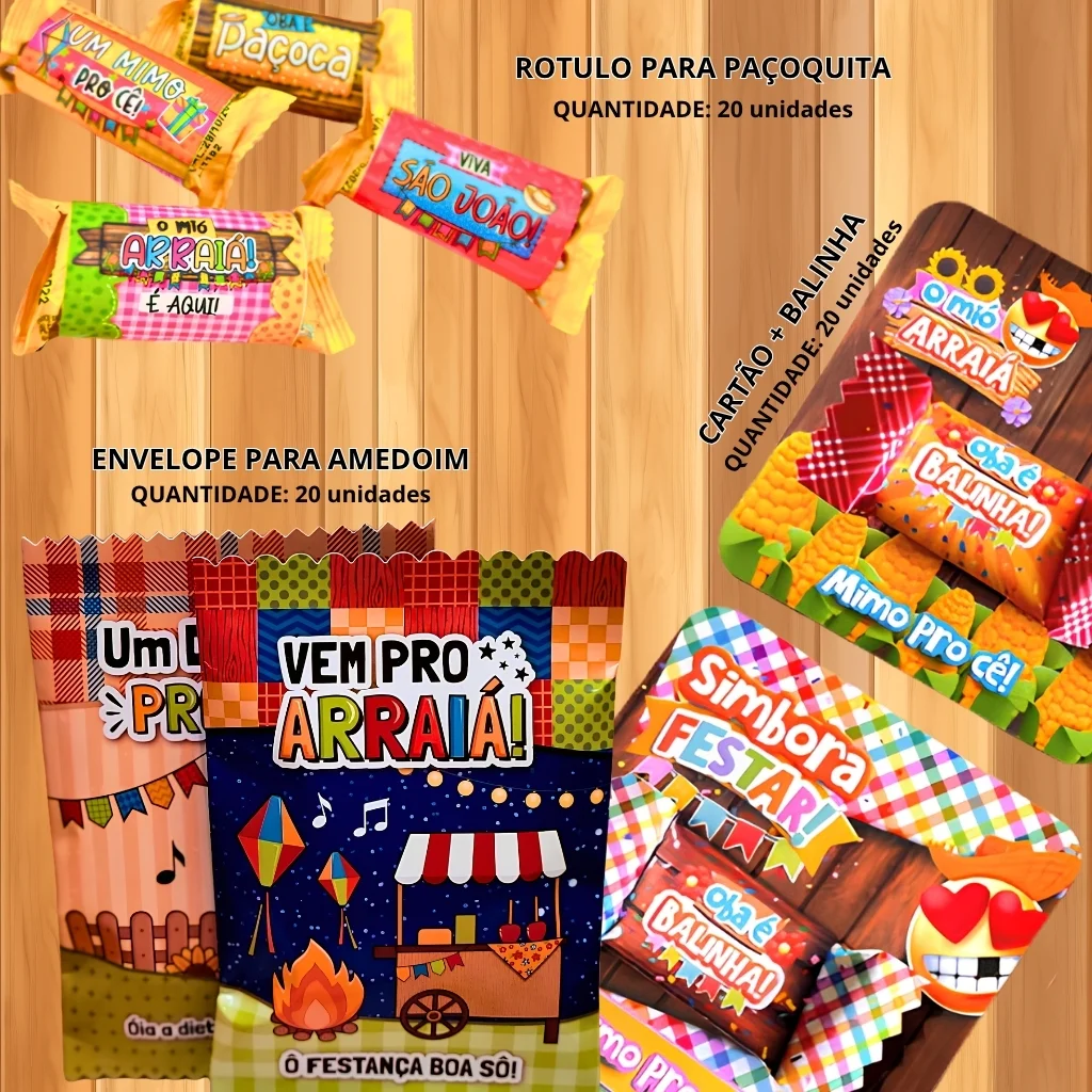 Kit Festa Junina Arraiá Ideal Empresas - Imagem 2