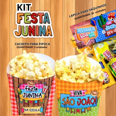 Kit Festa Junina Arraiá Ideal Empresas