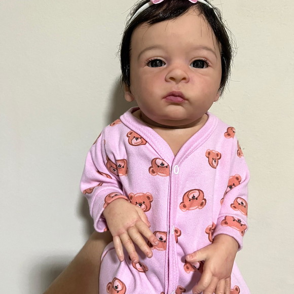 Bebe Reborn Menina Corpo Vinil Realista