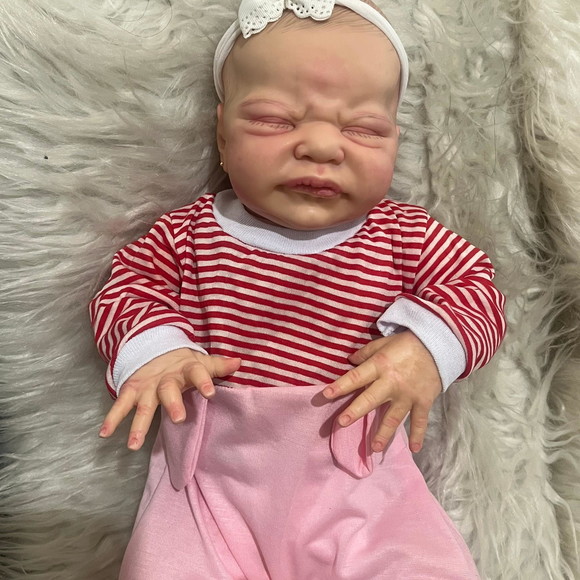 Bebe Reborn Menina Corpo Vinil Realista