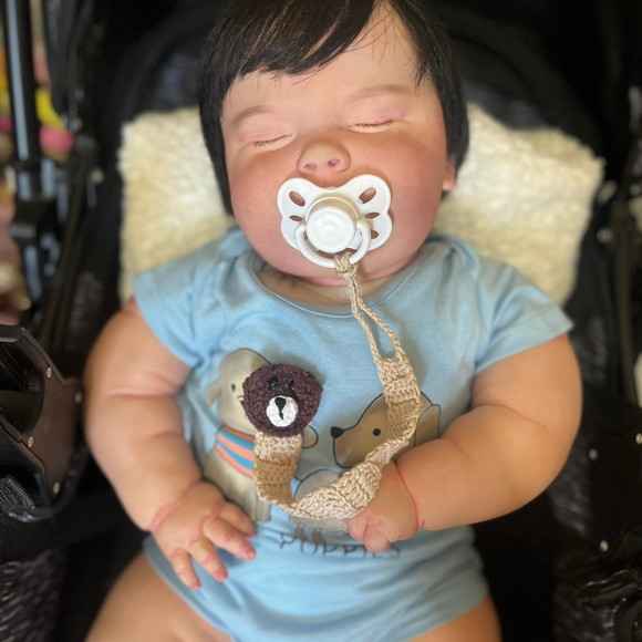 Bebê Reborn Joseph Menino Dormindo Realista - Imagem 2
