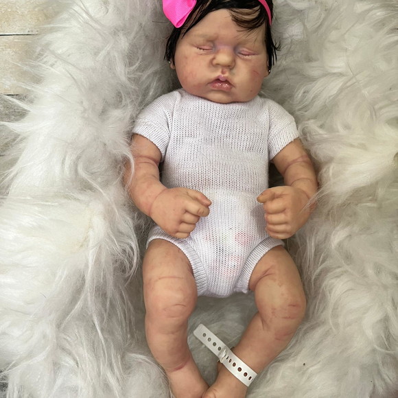 Bebê Reborn Menina Nod Corpo Vinil Siliconado