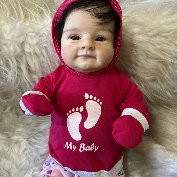 Bebê Reborn Menina Corpo Vinil Siliconado