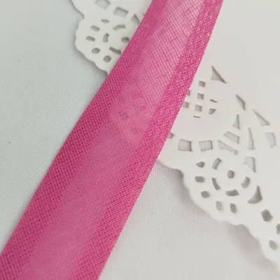 Vies de Algodão Rosa Pink  - 23mm de largura - Lote de 5 Metros | Costura Criativa
