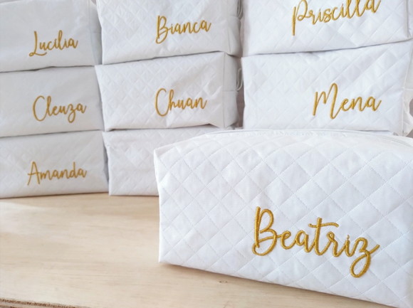 Necessaire Box Branca Personalizada
