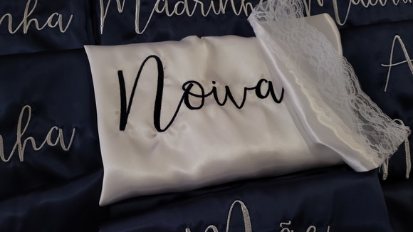 Robe Personalizado Azul Marinho