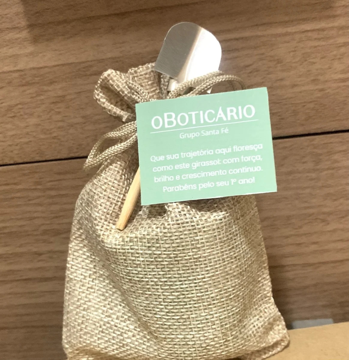Brinde ecológico plantio corporativo Boticário