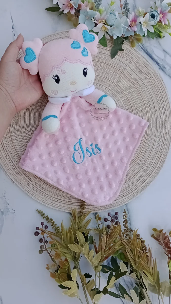 Naninha boneca corações com nome - Imagem 2