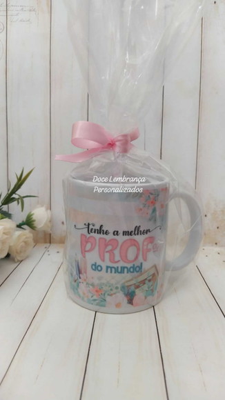 Caneca Corujinha Dia dos Professores Presente Personalizado