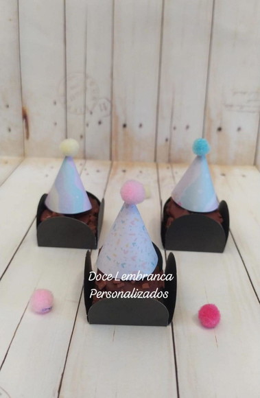Mini Chapeuzinho para Topper Docinhos Candy Color