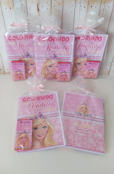 Livrinho de Colorir Barbie Lembrancinha - Imagem 4