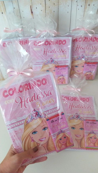 Livrinho de Colorir Barbie Lembrancinha - Imagem 3