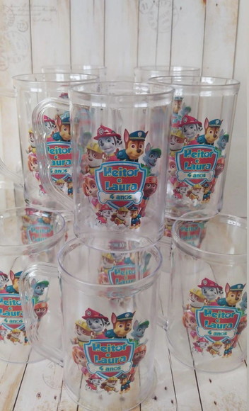 Caneca Acrilica Patrulha Canina - Imagem 3