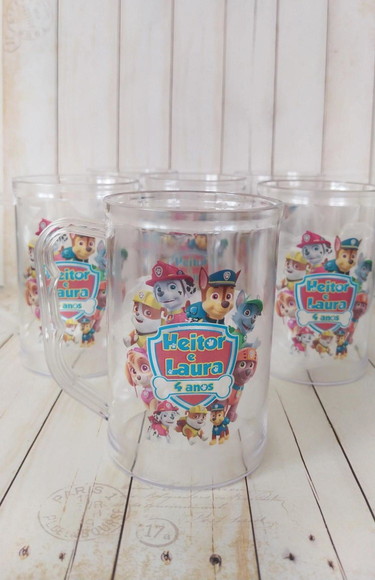 Caneca Acrilica Patrulha Canina - Imagem 4