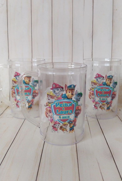 Caneca Acrilica Patrulha Canina - Imagem 2