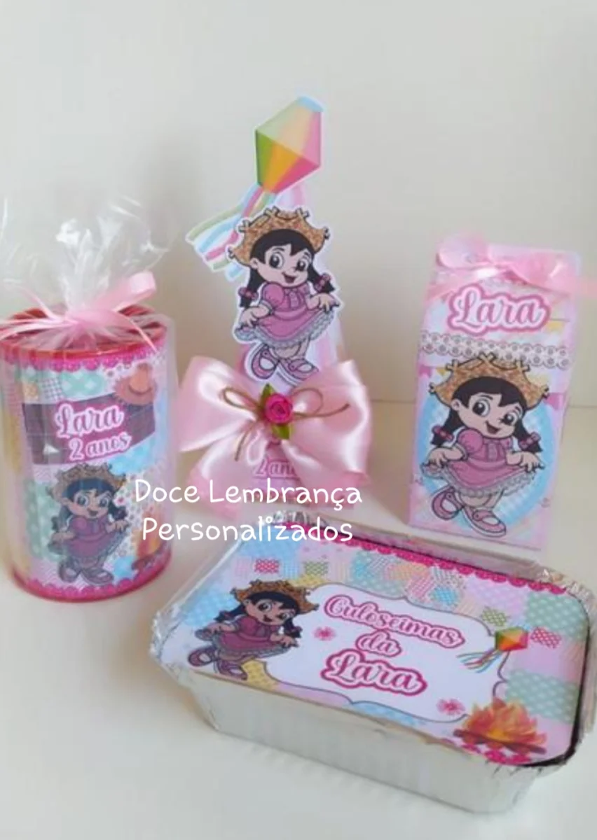 Kit 32 Peças Lembrancinhas Festa Junina/arraiá Menina aniversário mesversário