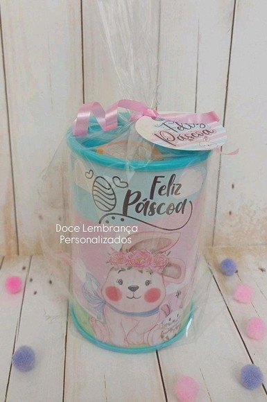 Cofrinho Personalizado Páscoa Embalados