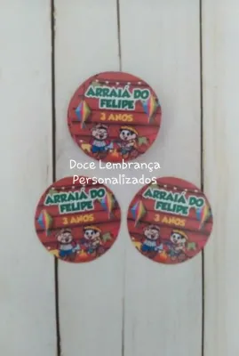 Adesivos Latinha Mint Festa Junina/arraiá aniversário junino, festa junina