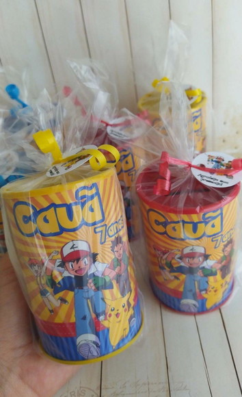 Cofrinho Pokémon Personalizado Embalado