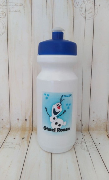Garrafa Squeeze Escolar Olaf Frozen