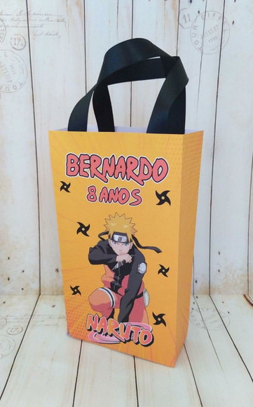 Sacolinha Personalizada Naruto