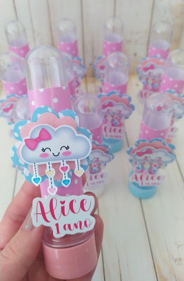 Tubetes Chuva de Amor 3d Lembrancinha