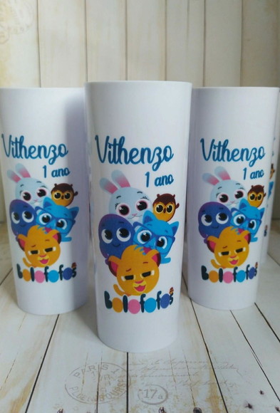 Copo Long Drink Bolofofos Personalizado