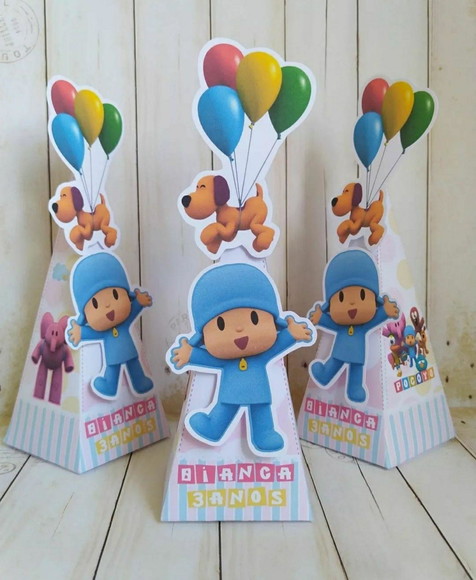 Caixa Pirâmide Personalizada Pocoyo