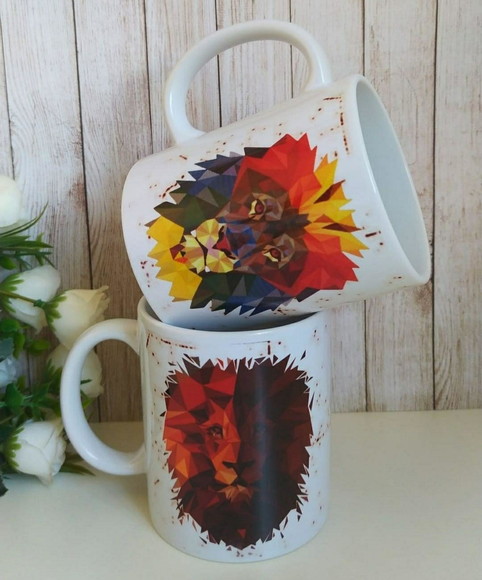 Caneca Porcelana Leão de Judá - Imagem 2