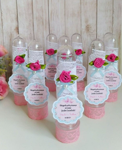 Tubetes Personalizado Jardim Encantado Luxo