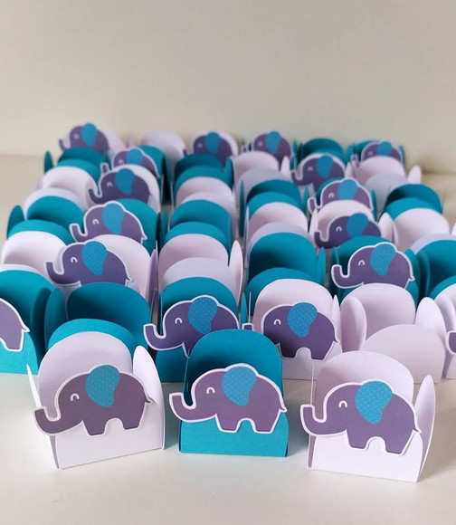 Forminhas para docinhos personalizadas Elefantinho