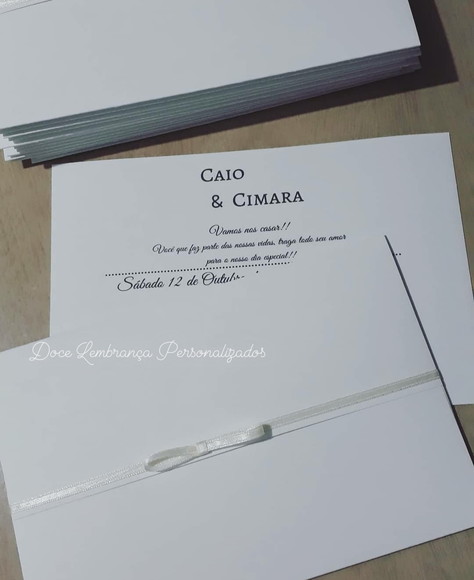 Convite de Casamento