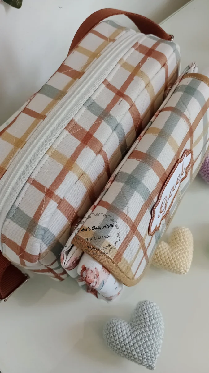 Necessaire Porta fraldas com trocador (removível) - Imagem 5