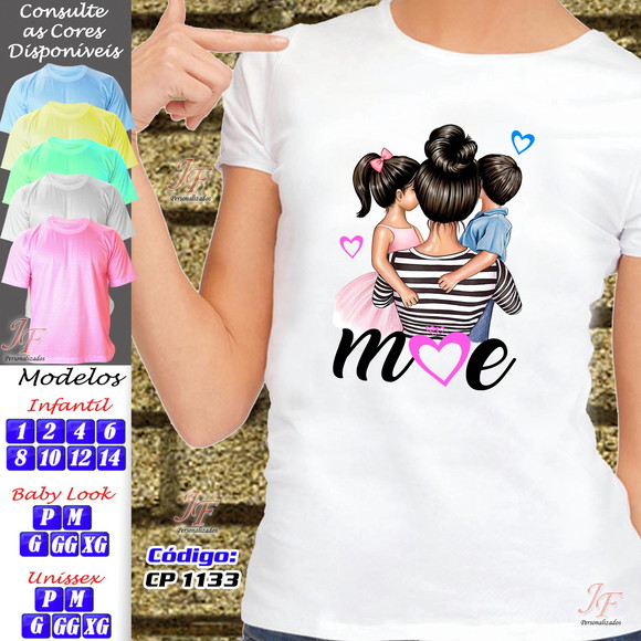 Camiseta Personalizada Mamãe Dia das Mães - Imagem 3