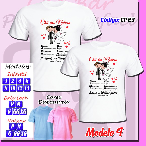 Camiseta Chá Bar Cha dos Noivos Chá de Panela - Imagem 3