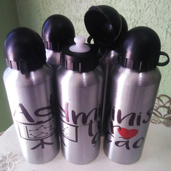 Squeeze Alumínio 500 ml Personalizada Curso Administração - Imagem 2