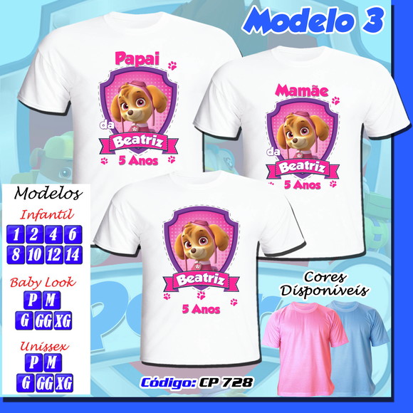 Camiseta Patrulha Canina - Imagem 3