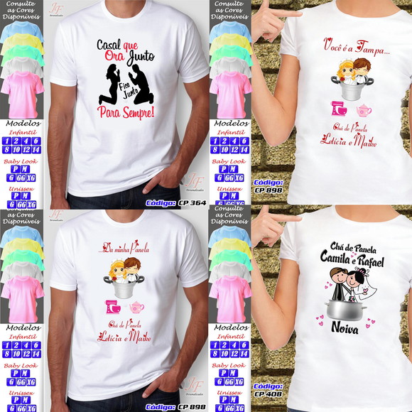 Camiseta Personalizada New Game Chá de Barnela